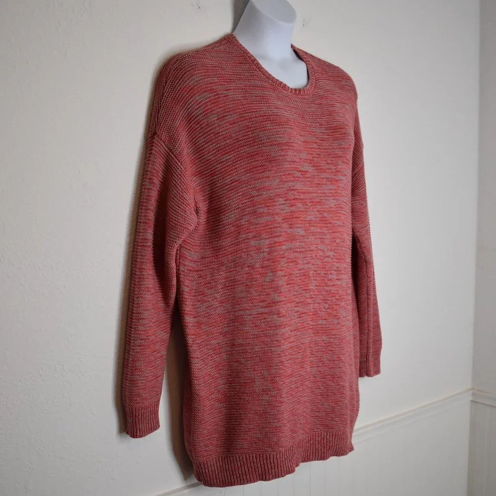 BDG Sweater Sz L Zoe Cable Knit Oversized Slouchy Boho Grunge Streetwear - Picture 5 of 15